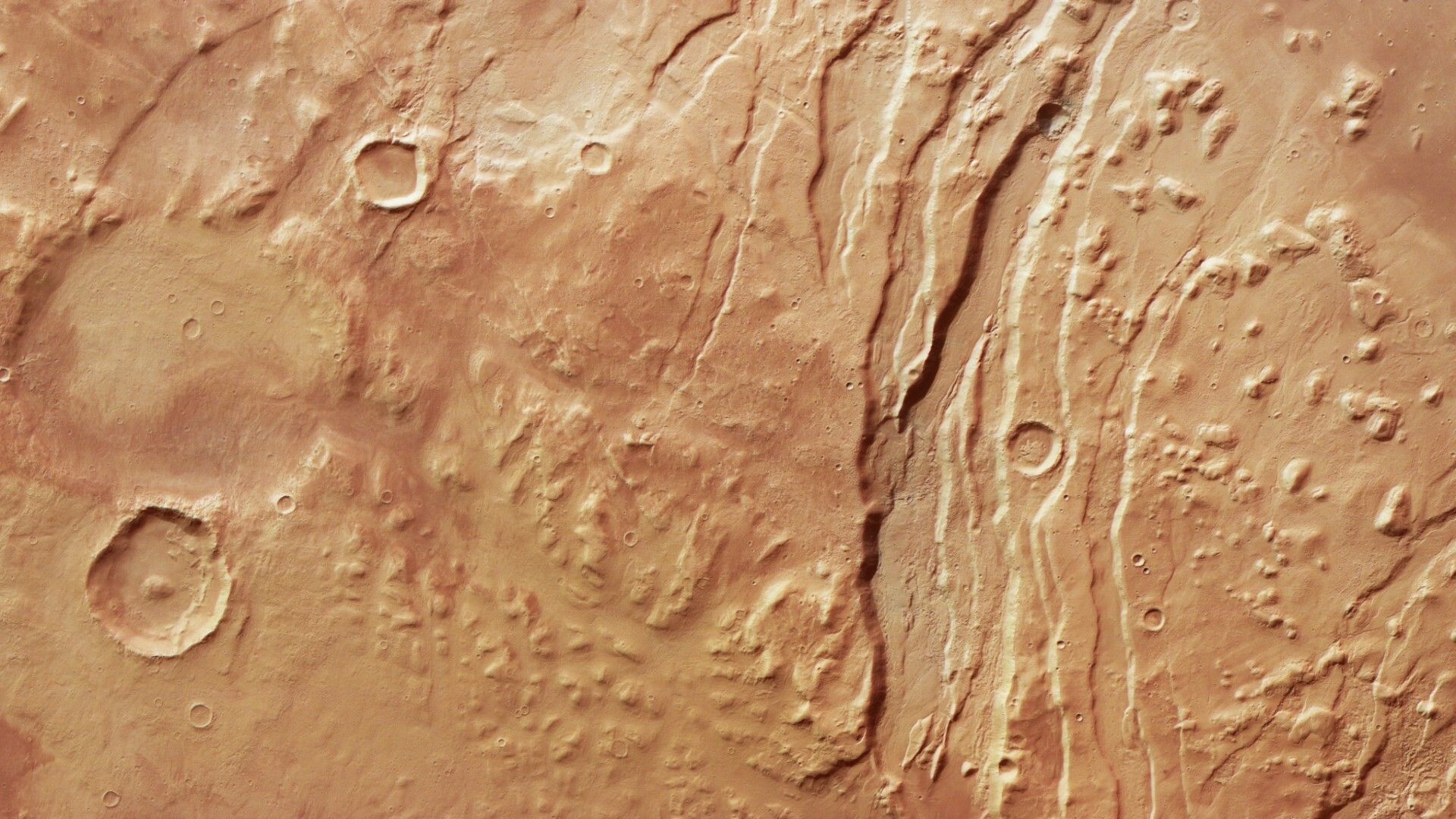 1920x1080 Mars orbiter looks deep into chasms and valleys on the Martian surface