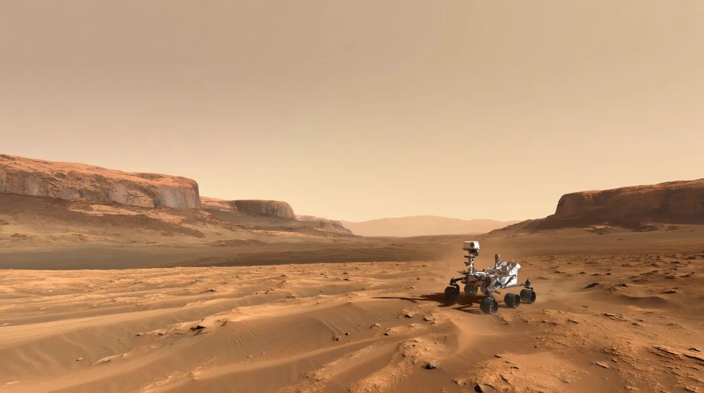 1376x768 Mars AI Wallpaper