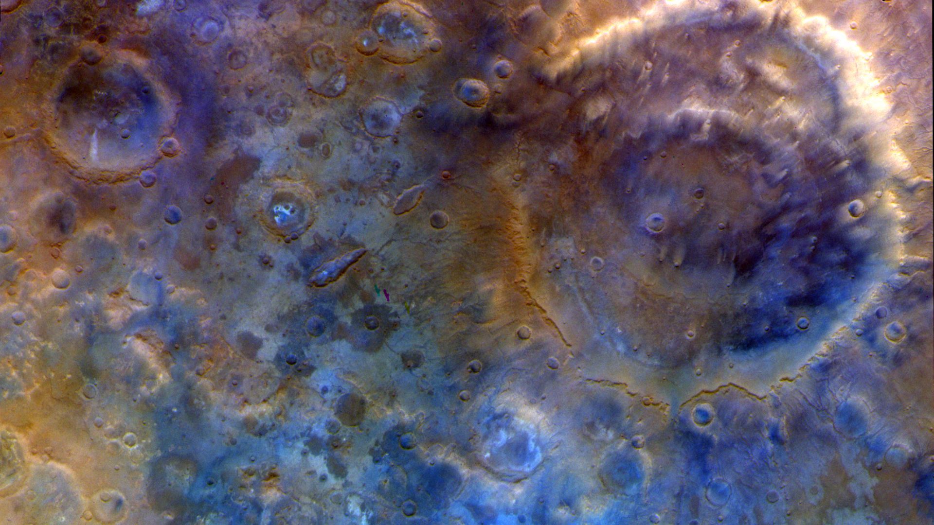 1920x1080 NASA's Psyche spacecraft beams back blue image of Mars on its way to a metal asteroid