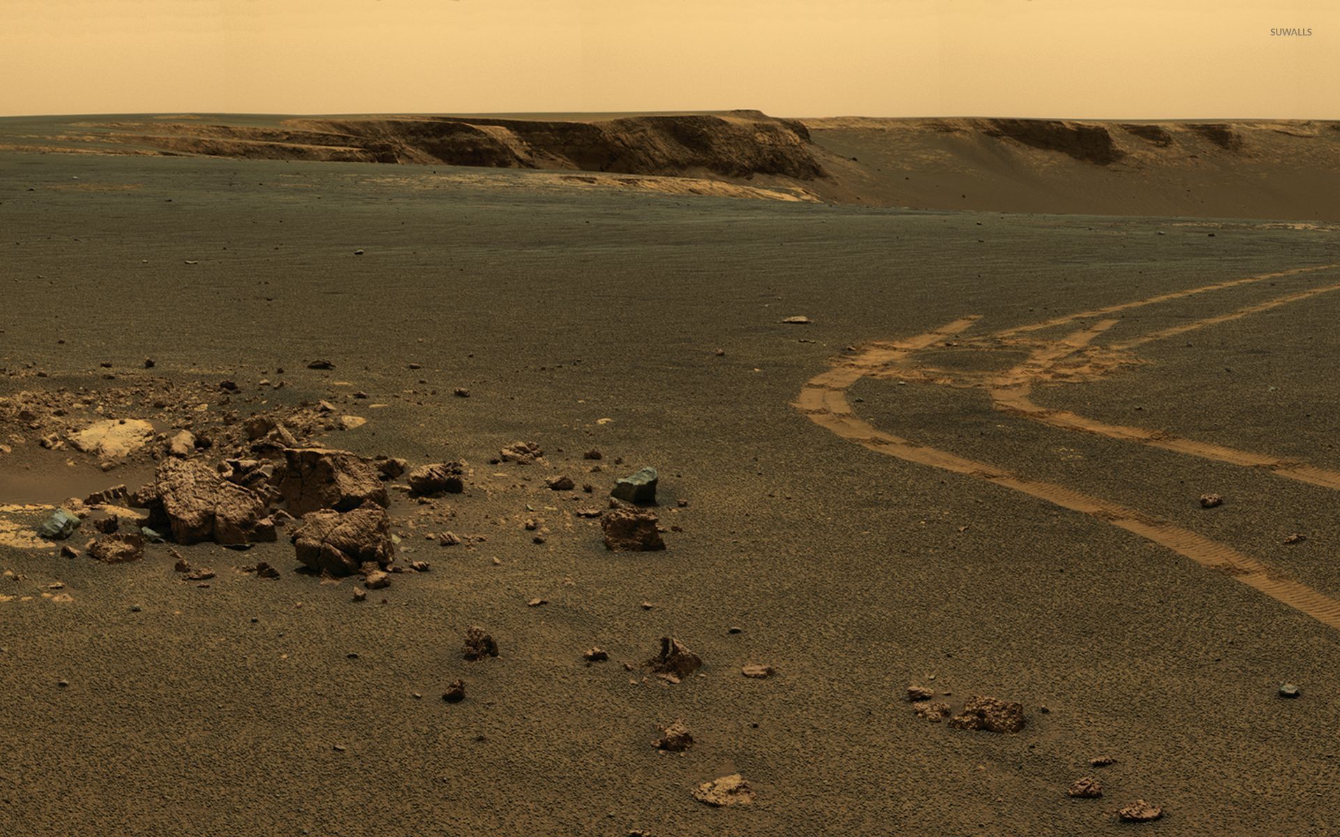 1920x1200 Martian landscape wallpaper wallpaper