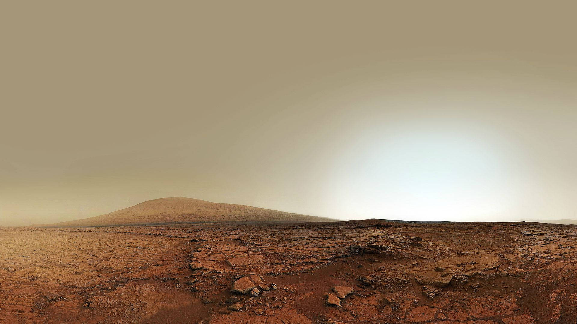 1920x1080 Rocky Surface Of Planet Mars Wallpaper