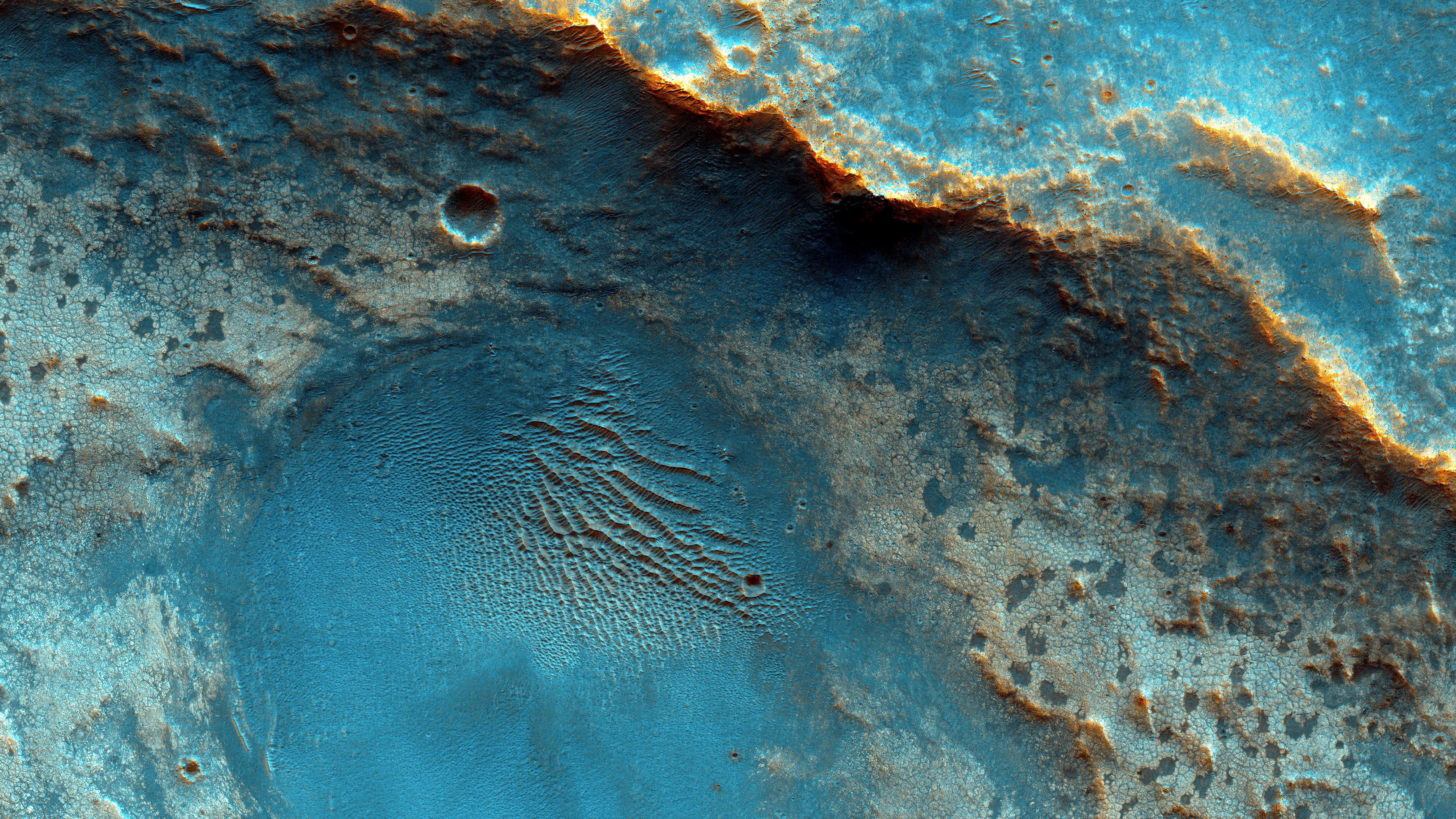3840x2160 Wallpaper Mars Aerial, Nasa, Dune, Mars, Planet, Background Free Image