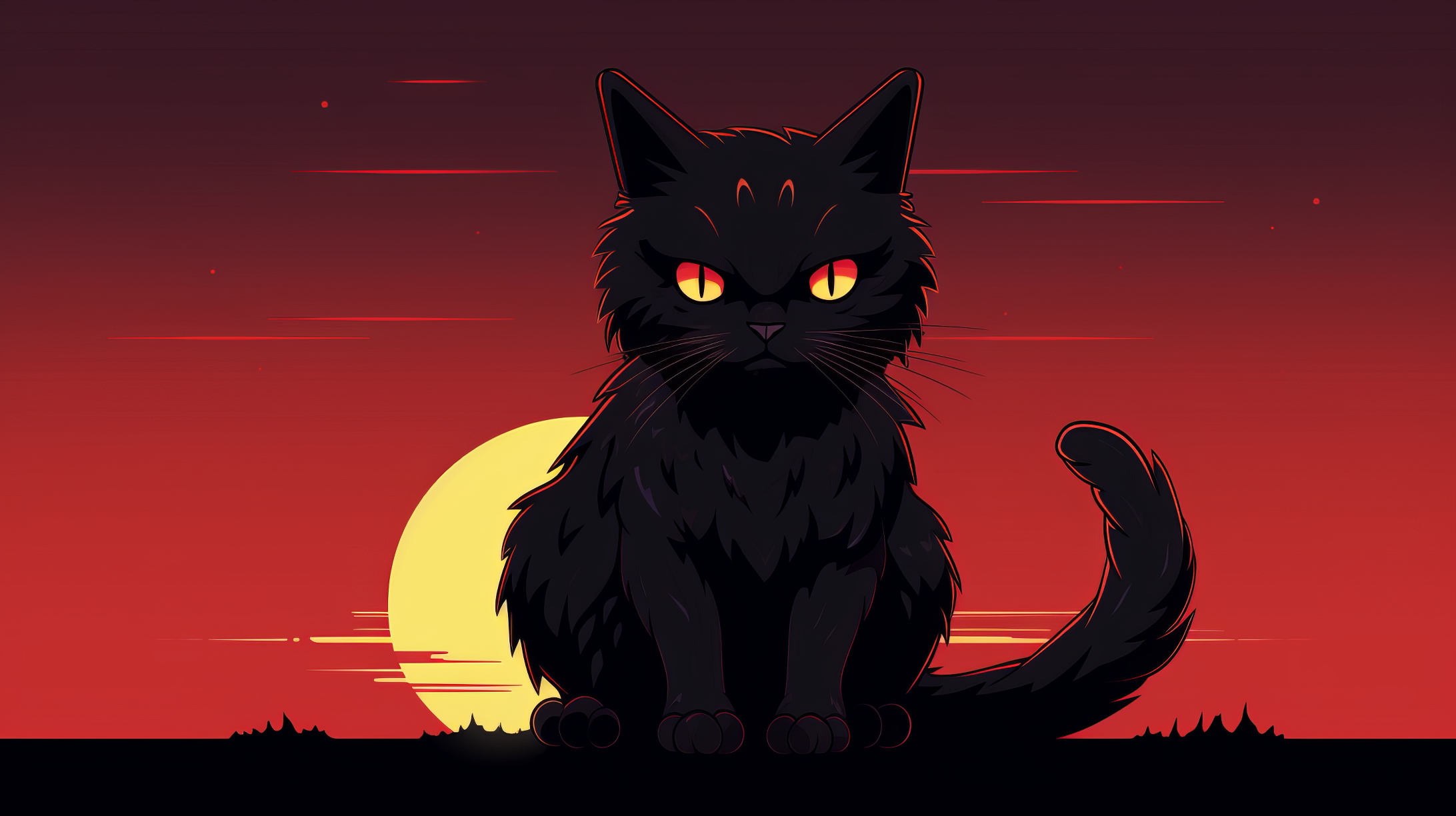 2184x1224 Animal Cat Cool AmOled Art Wallpaper, HD Artist 4K Wallpaper, Image and Background