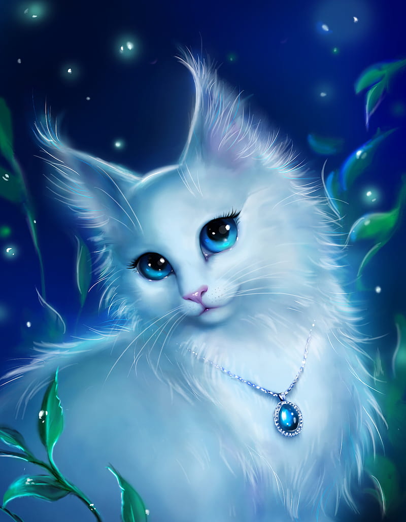 800x1029 Cat, glance, pendant, cute, art, HD phone wallpaper