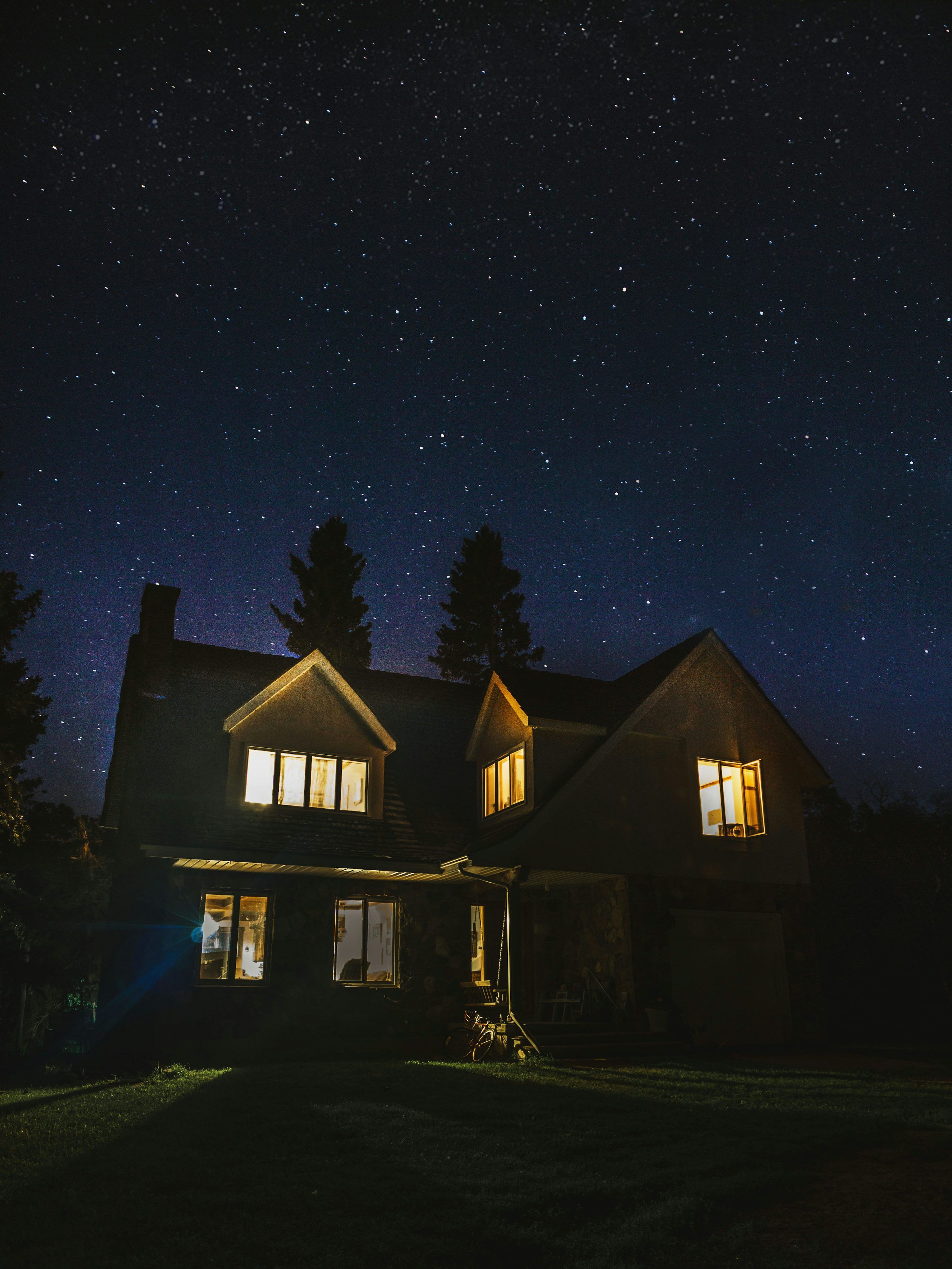 3000x4000 1K+ House Night Picture. Download Free Image