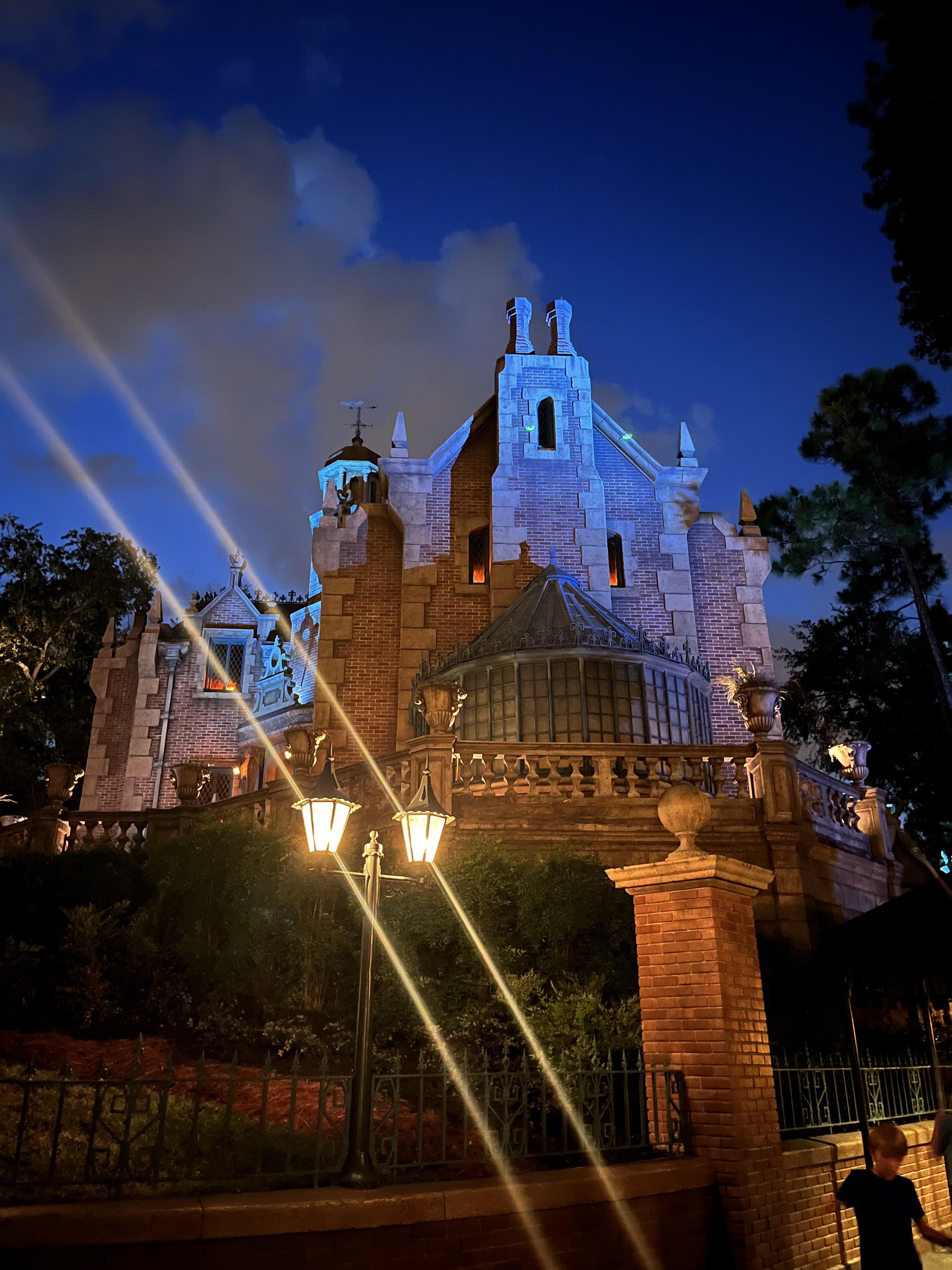 3024x4032 Haunted Mansion hits differently at night. One of my fav pics from a recent trip!