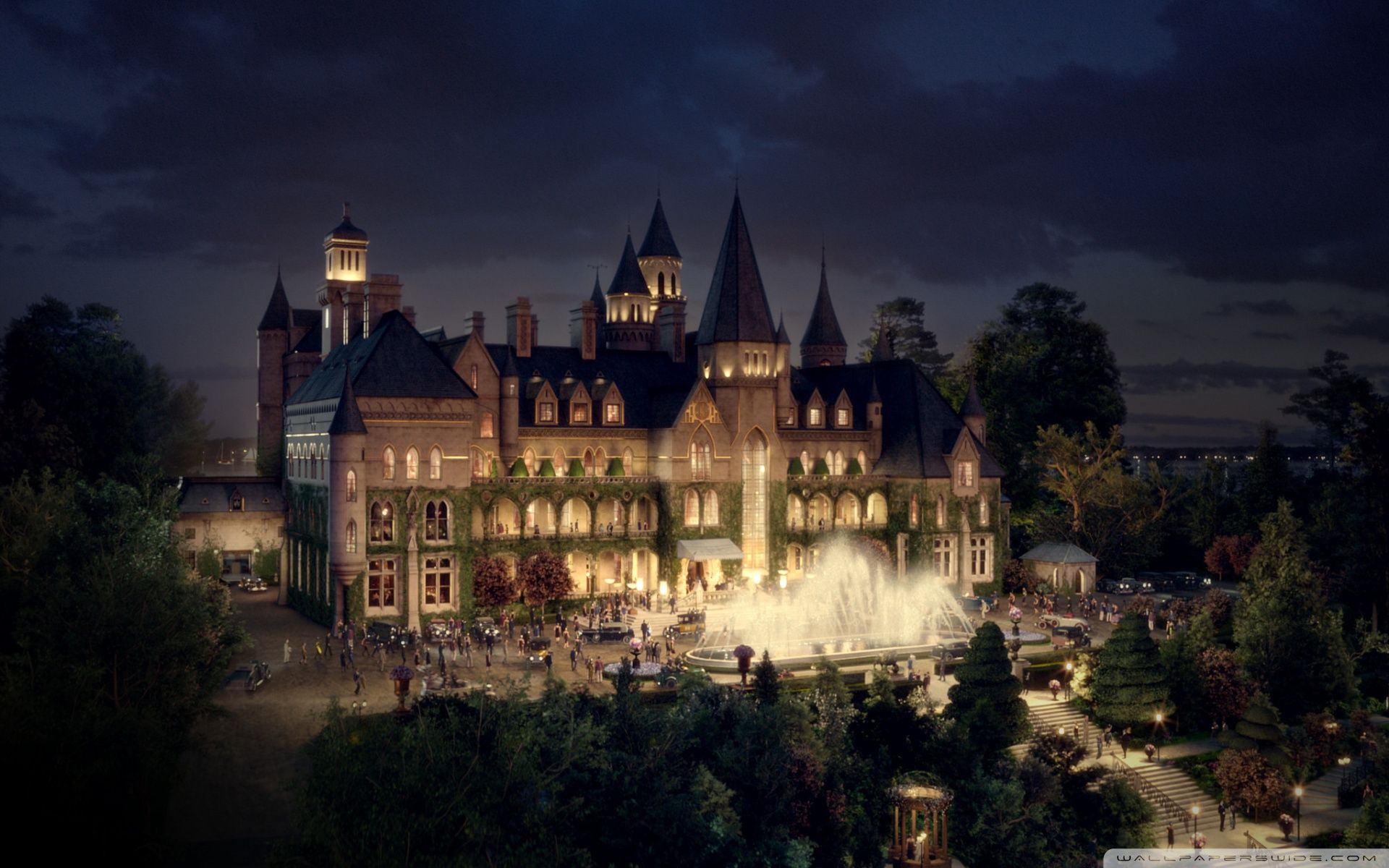 1920x1200 The Great Gatsby Mansion 4K UHD Wallpaper for UltraHD Desktop and TV : Widescreen and UltraWide Display : Smartphone and Tablet Devices