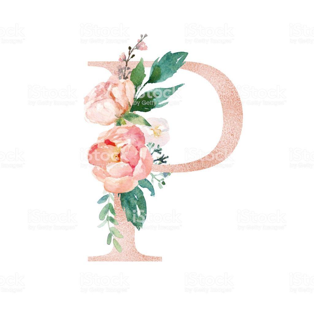 Bảng chữ cái hoa 1024x1024 - chữ P màu hồng đào / màu hồng đào với bó hoa.  Tranh hoa, Hình nền iPhone cổ điển, Hoa hình nền máy tính để bàn