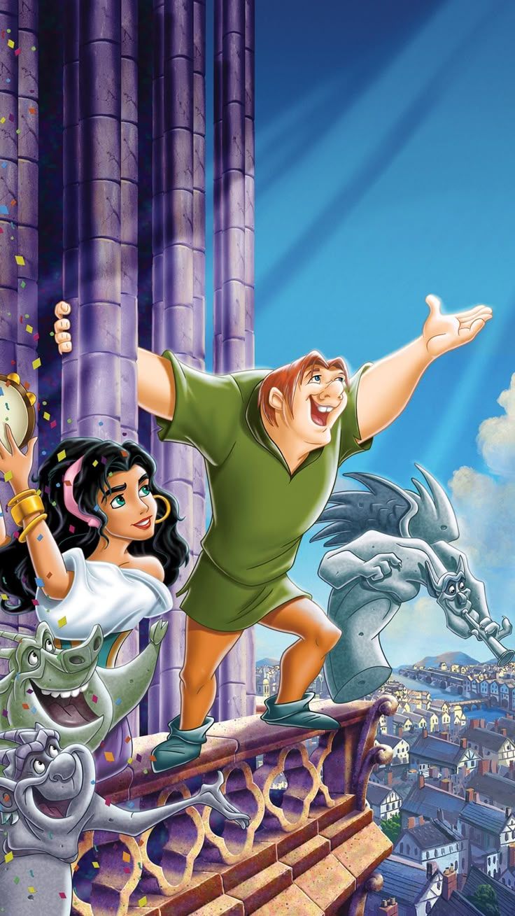 736x1309 Disney Movies You Must Watch Four. Tan. Notre dame wallpaper, Notre dame disney