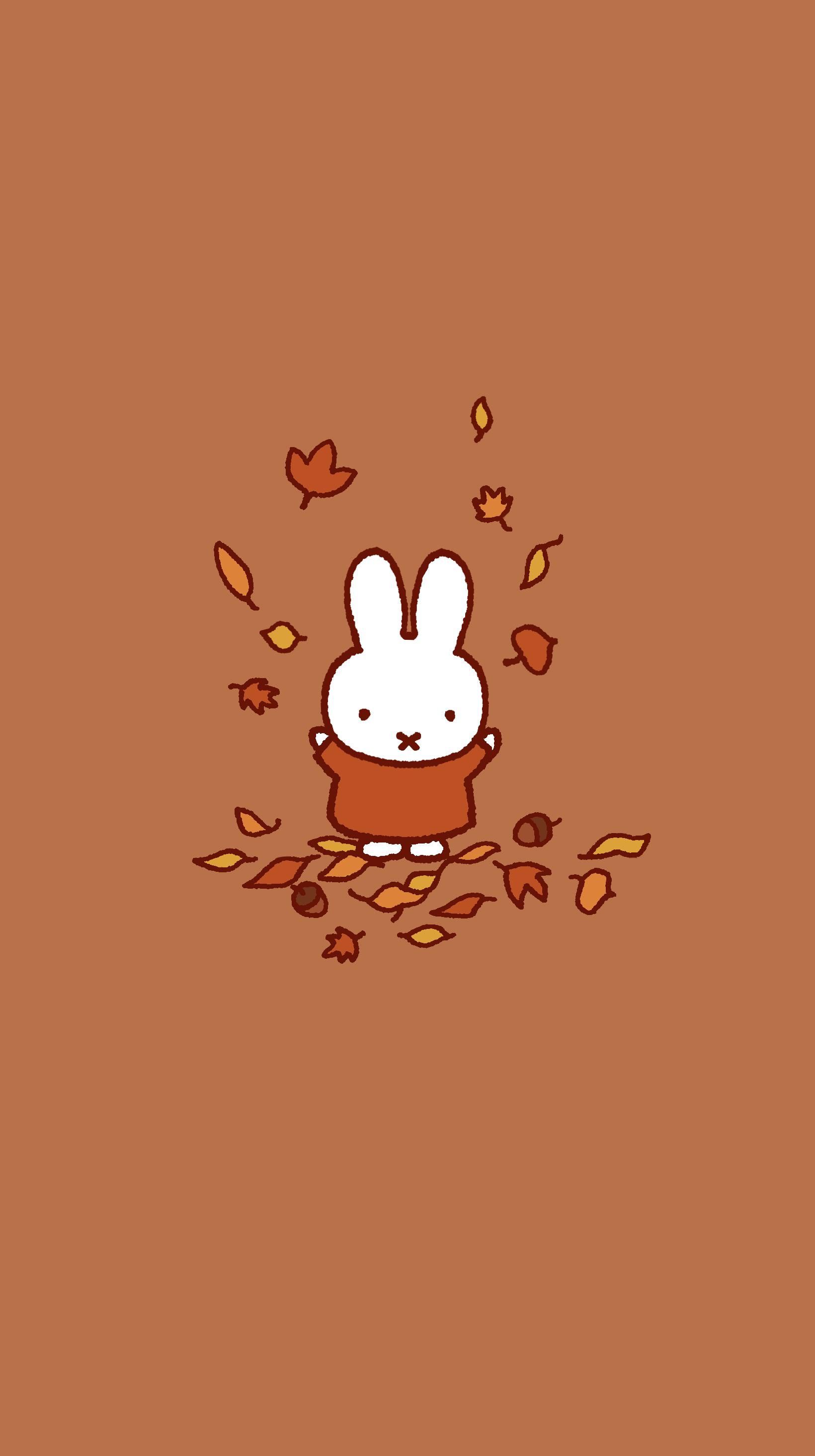 1640x2931 Autumn Miffy wallpaper