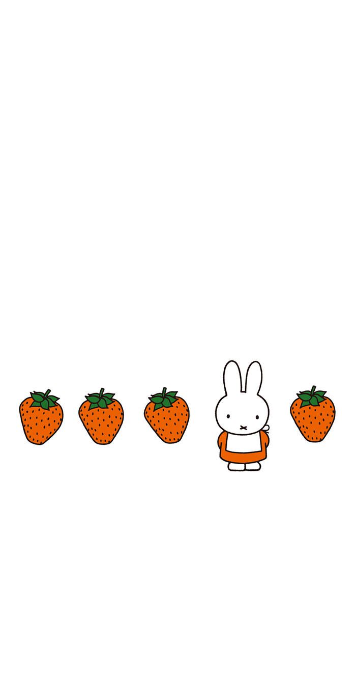 700x1334 Miffy iPhone Wallpaper