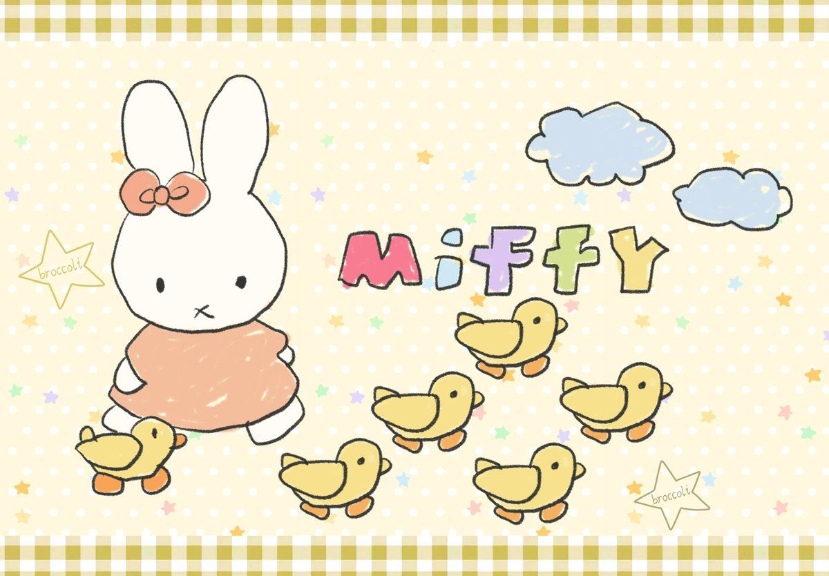1200x834 ipad wallpaper miffy ✧˚｡•