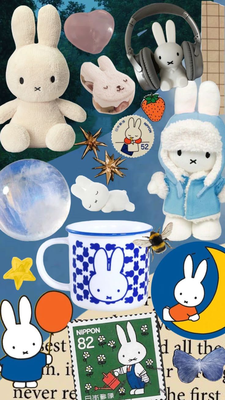 736x1308 Check out sheepmoo's Shuffles #miffy #miffyandfriends #cute #bunny. Miffy and friends wallpaper, Miffy aesthetic wallpaper