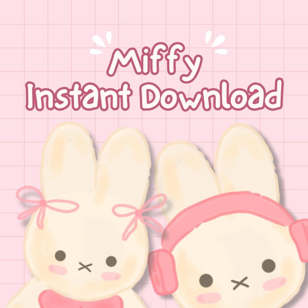 1080x1080 Miffy Drawing