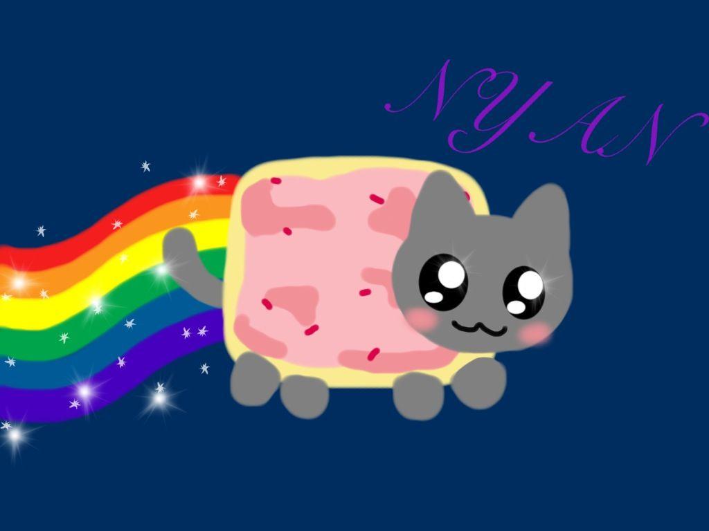 1024x768 Nyan Cat -SUSHI VER.- Nyan Cat!!!!!! Meow