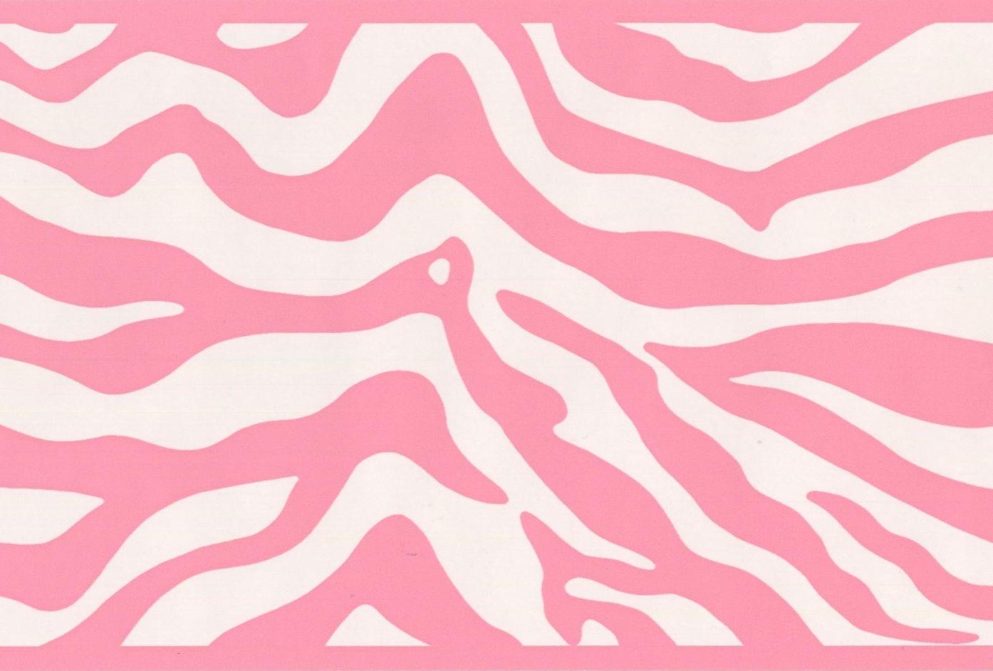 1394x943 Pink White Wave Abstract Wallpaper Border Geometric Design, Roll 15' x 7