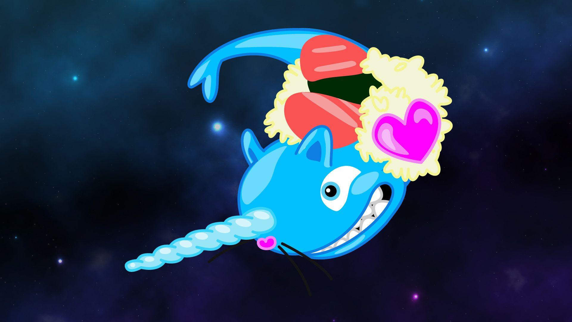 1920x1080 STARWHAL: Just the Tip Cat. Steam Trading Cards