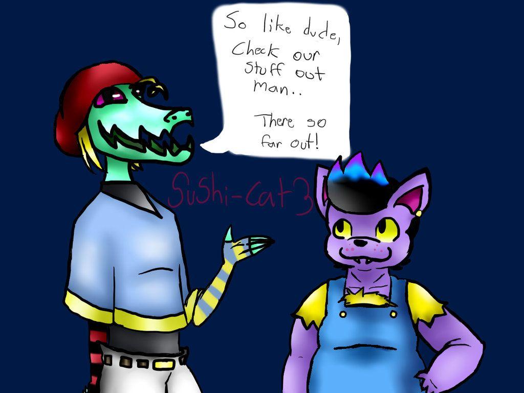 1024x768 Undertale Undergender (Male Bratty And Catty) By Sushi Cat3