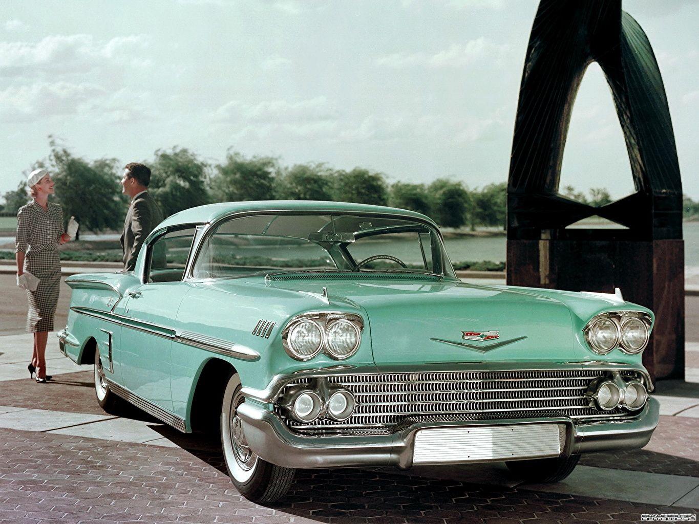 1365x1024 image Chevrolet Bel Air Impala 1958 automobile