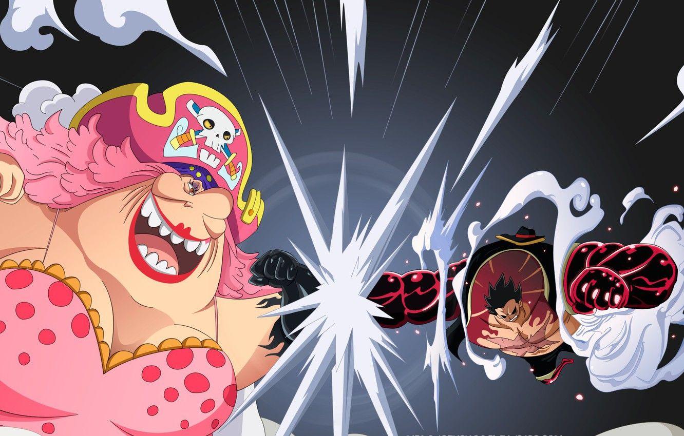 1332x850 Wallpaper sake, game, One Piece, pirate, hat, anime, fight, punch, manga, japanese, combat, Luffy, akuma from mi, Monkey D. Luffy, Yonkou, by melonciutus image for desktop, section сёнэн