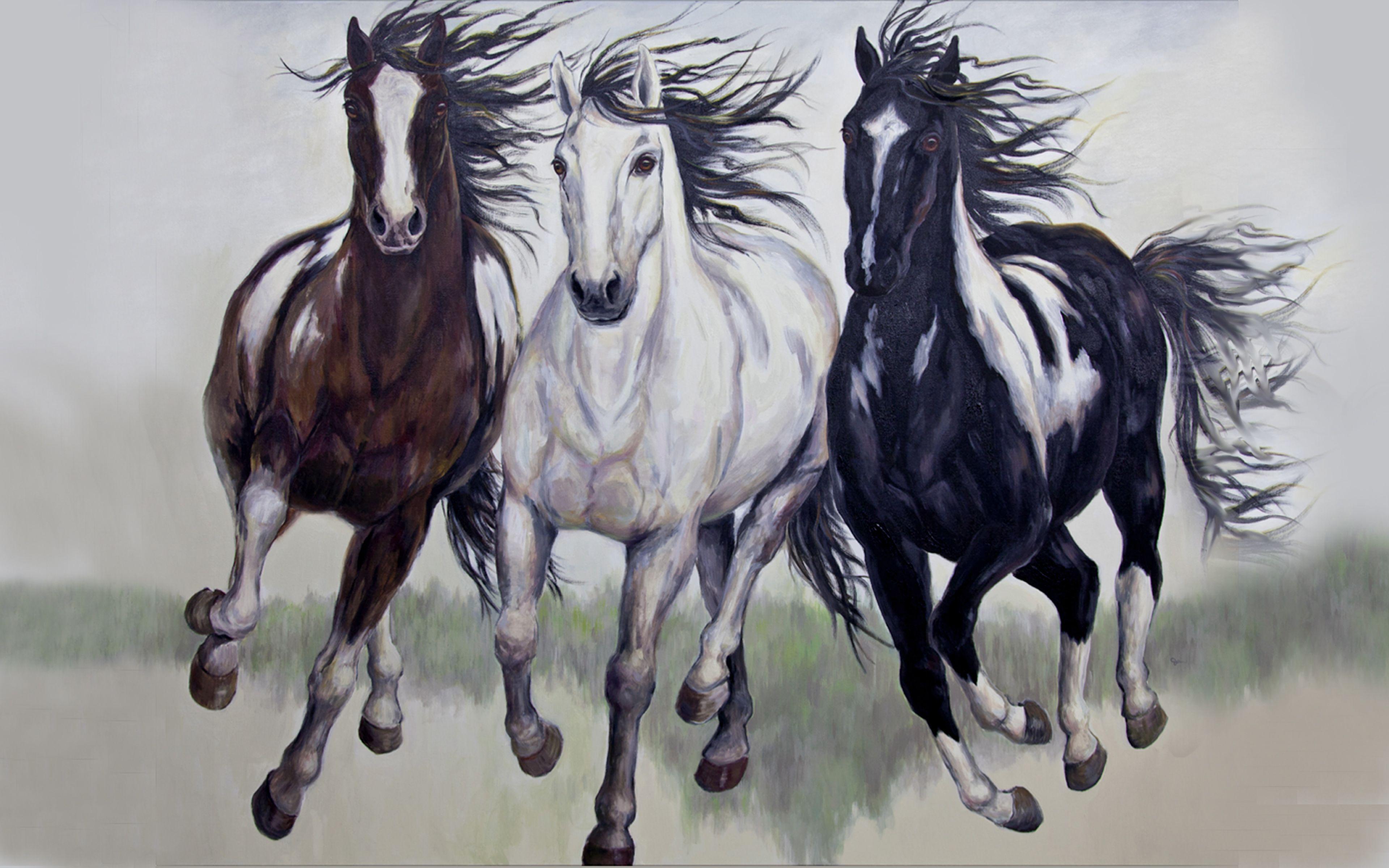 3840x2400 Horses Running Wallpaper HD 3840x2400 :