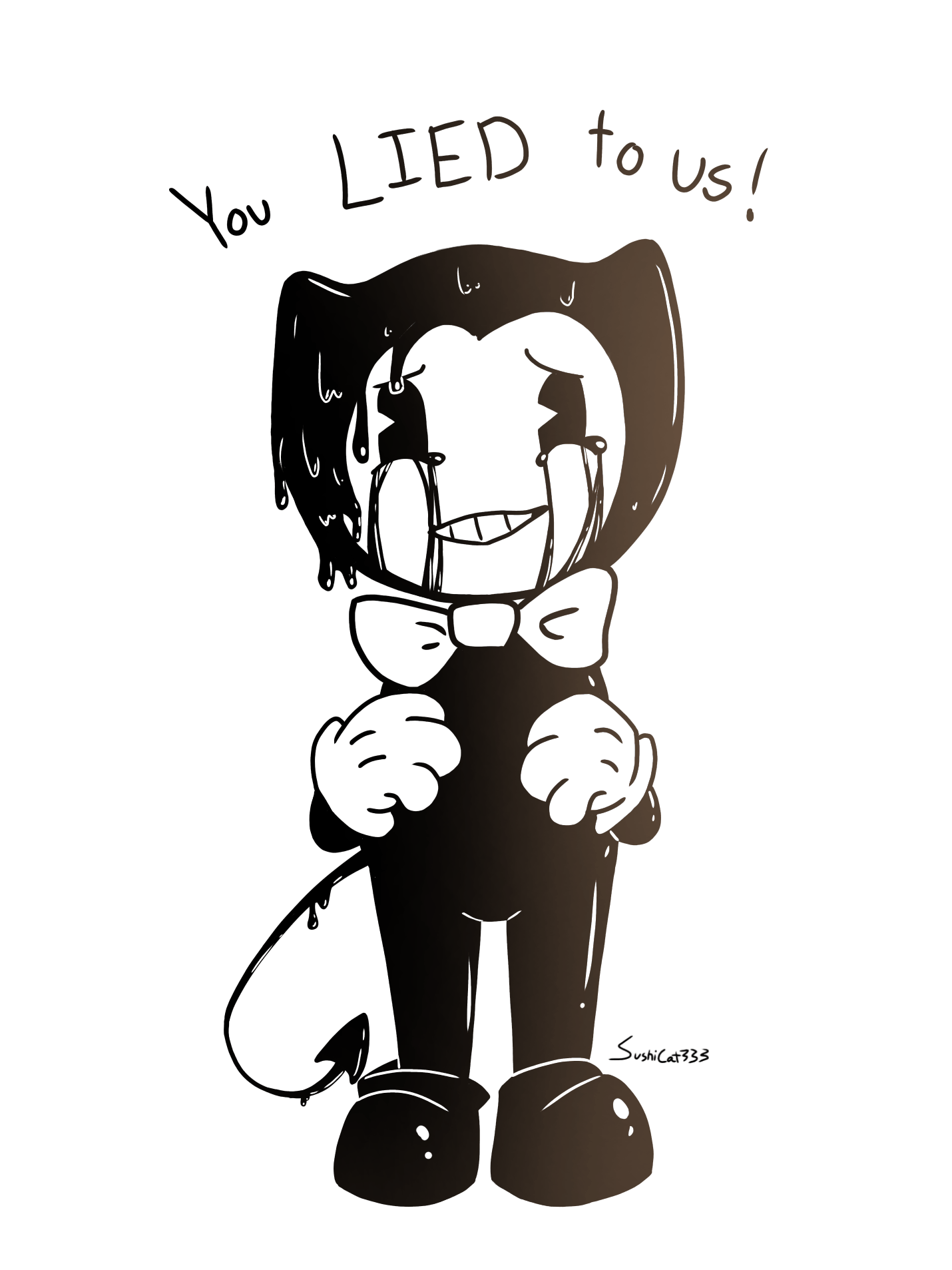 1430x1907 A Sad Bendy By Sushi Cat333