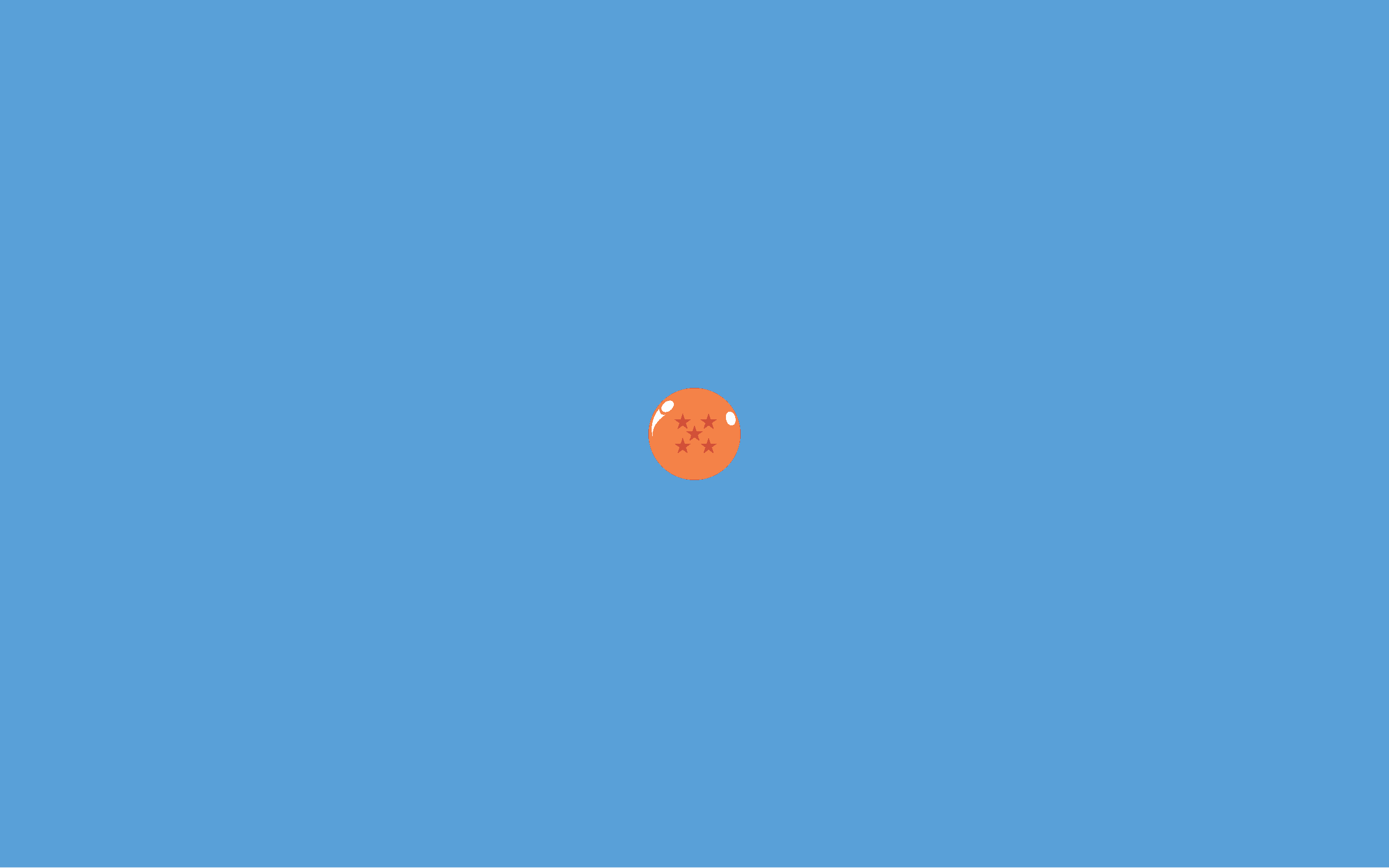 2560x1600 Minimalist Dragonball Wallpaper 4k