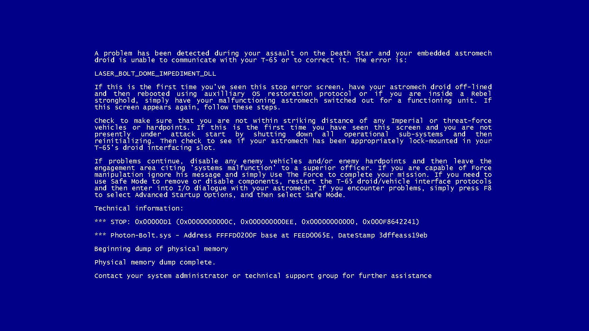 Blue Screen of Death Wallpapers - Top Free Blue Screen of Death ...