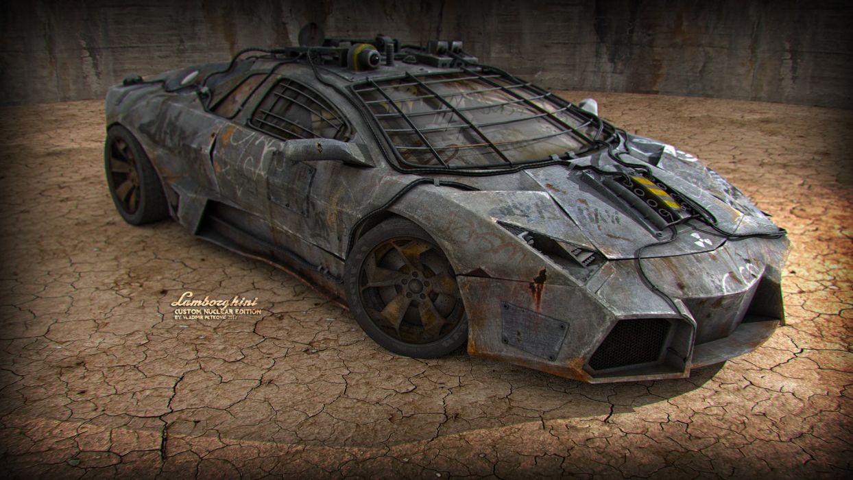 1244x700 Lamborghini Reventon Custom Nuclear Edition wallpaperx1080