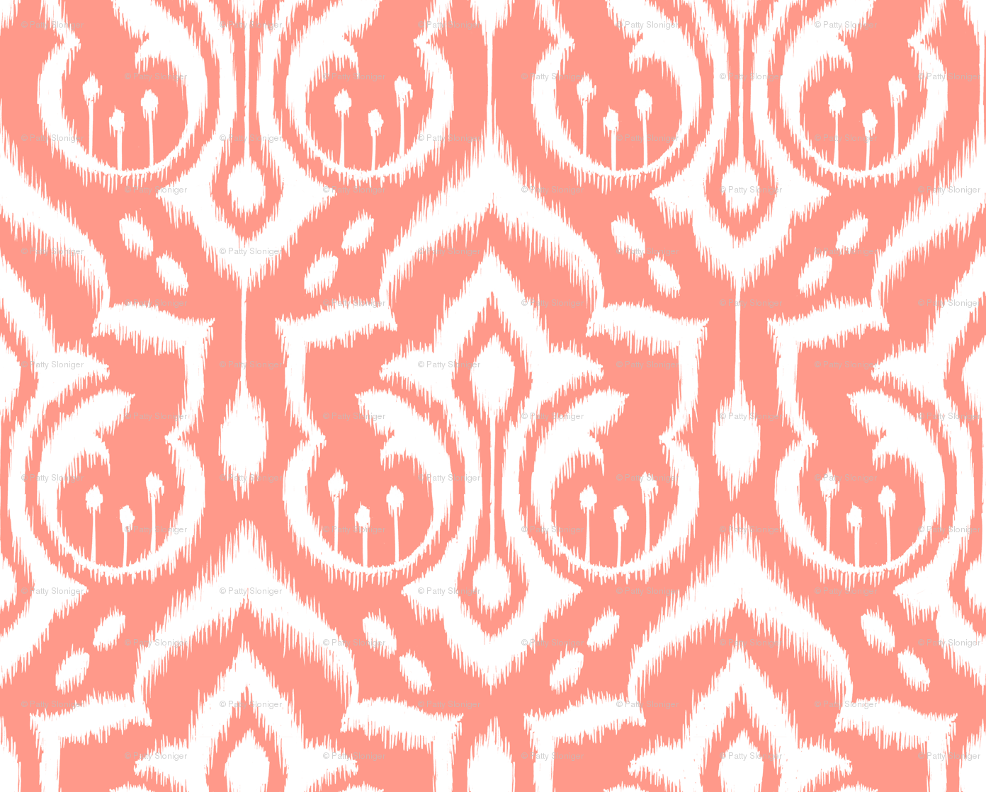 1392x1119 Peach and Green Wallpaper