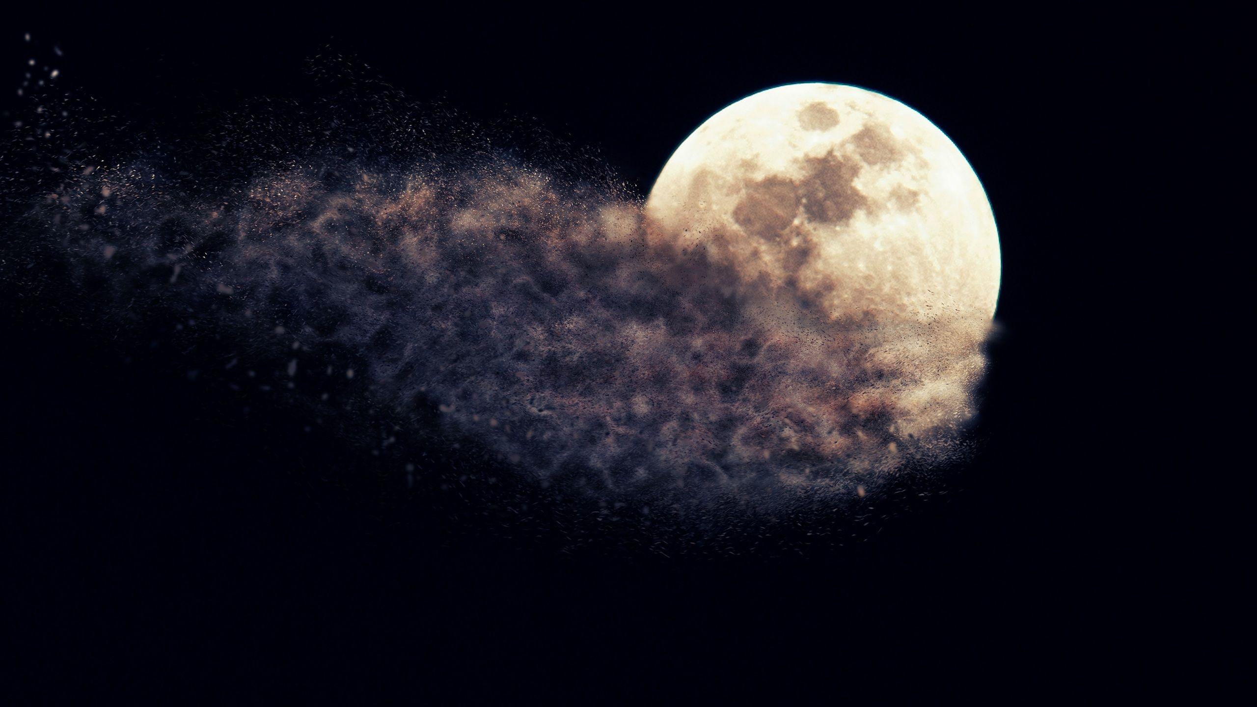 2560x1440 Moon Astronomy Planet Sky 1440P Resolution HD 4k Wallpaper, Image, Background, Photo and Picture