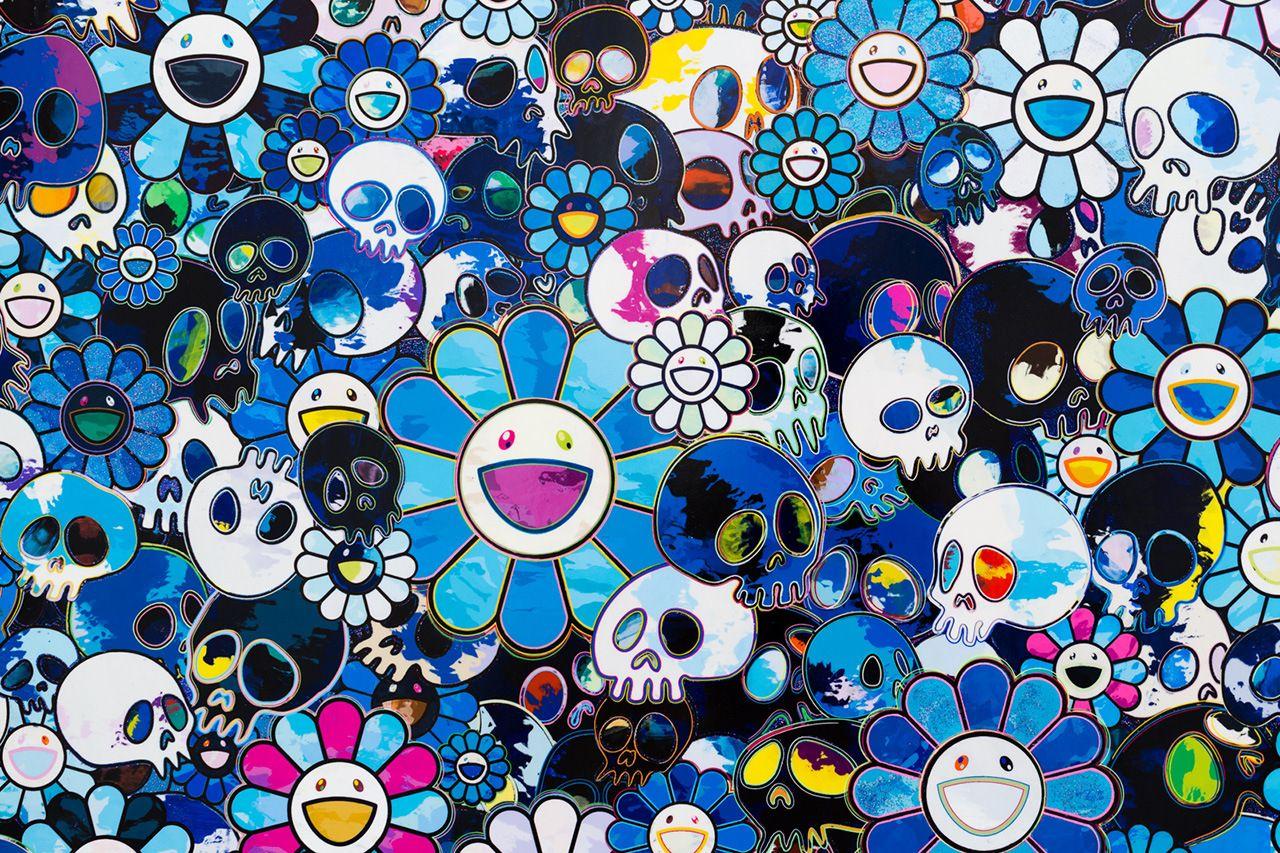 1280x853 Takashi Murakami Arhat Exhibition Blum Poe Murakami Face Mask HD Wallpaper
