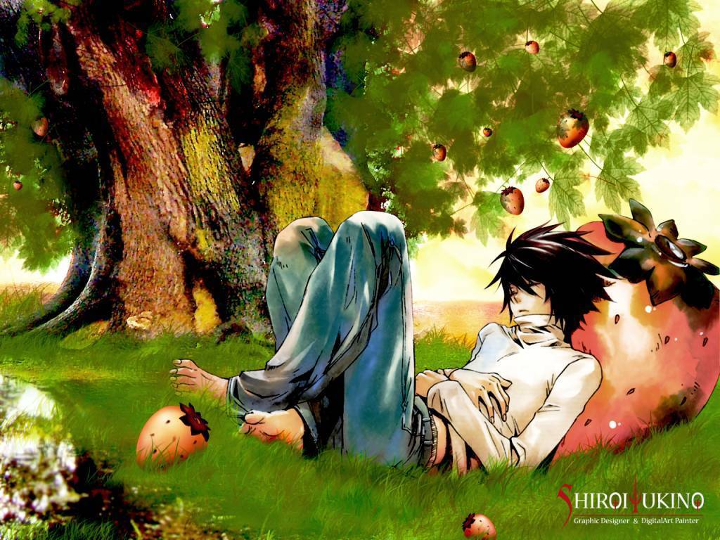 1024x768 Death Note Wallpaper L