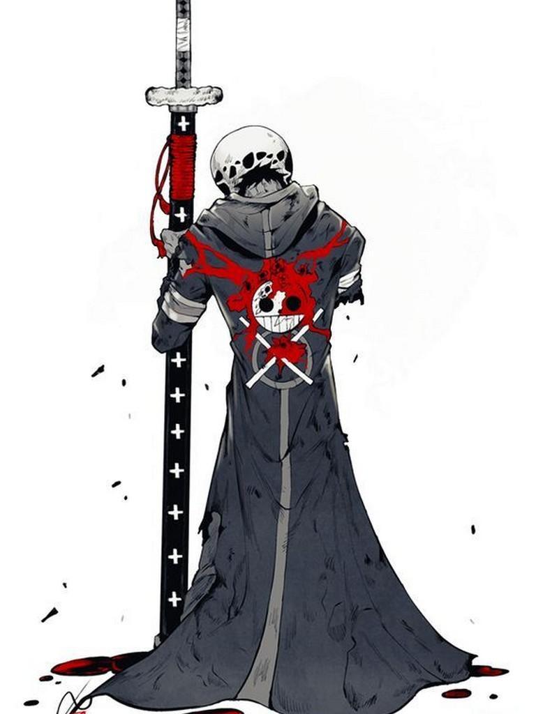 768x1024 Trafalgar Law iPhone Wallpaper