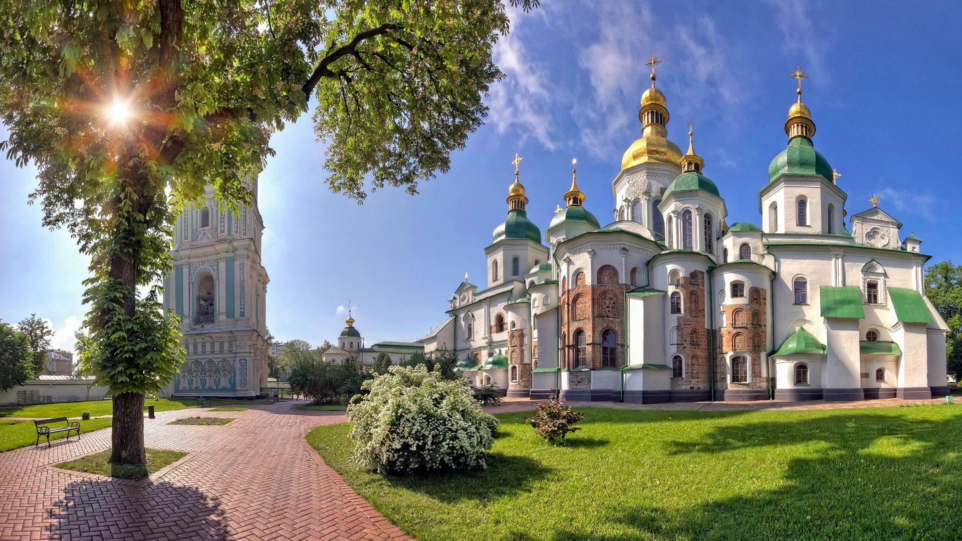 1920x1080 Free download Kiev Ukraine Saint Sophia Cathedral wallpaper [1920x1080] for your Desktop, Mobile & Tablet. Explore Kiev Ukraine Wallpaper. Kiev Ukraine Wallpaper, Ukraine Wallpaper, Ukraine Wallpaper