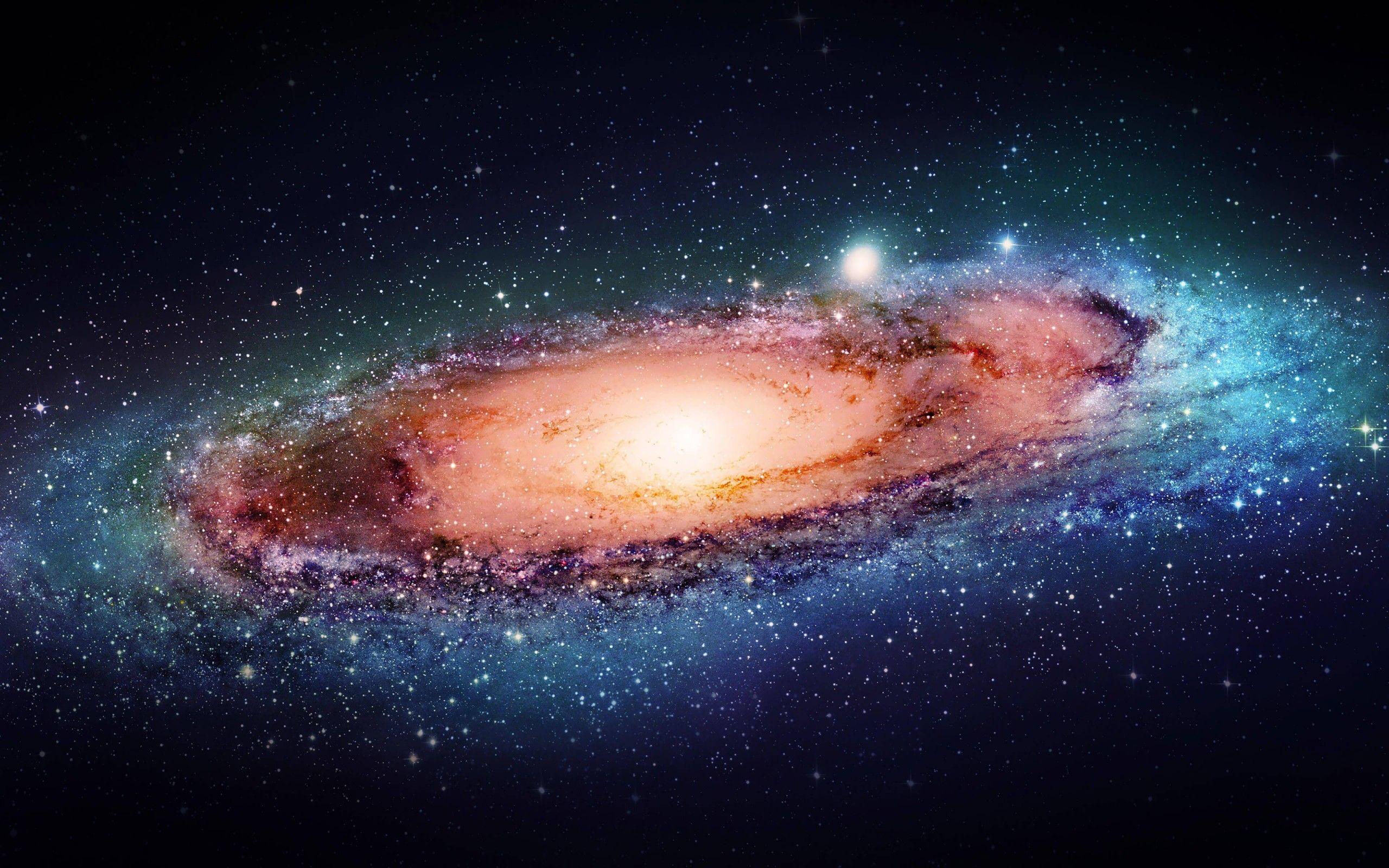 2560x1600 Milky Way Over The Rocky Mountains HD wallpaper download. Milky Way