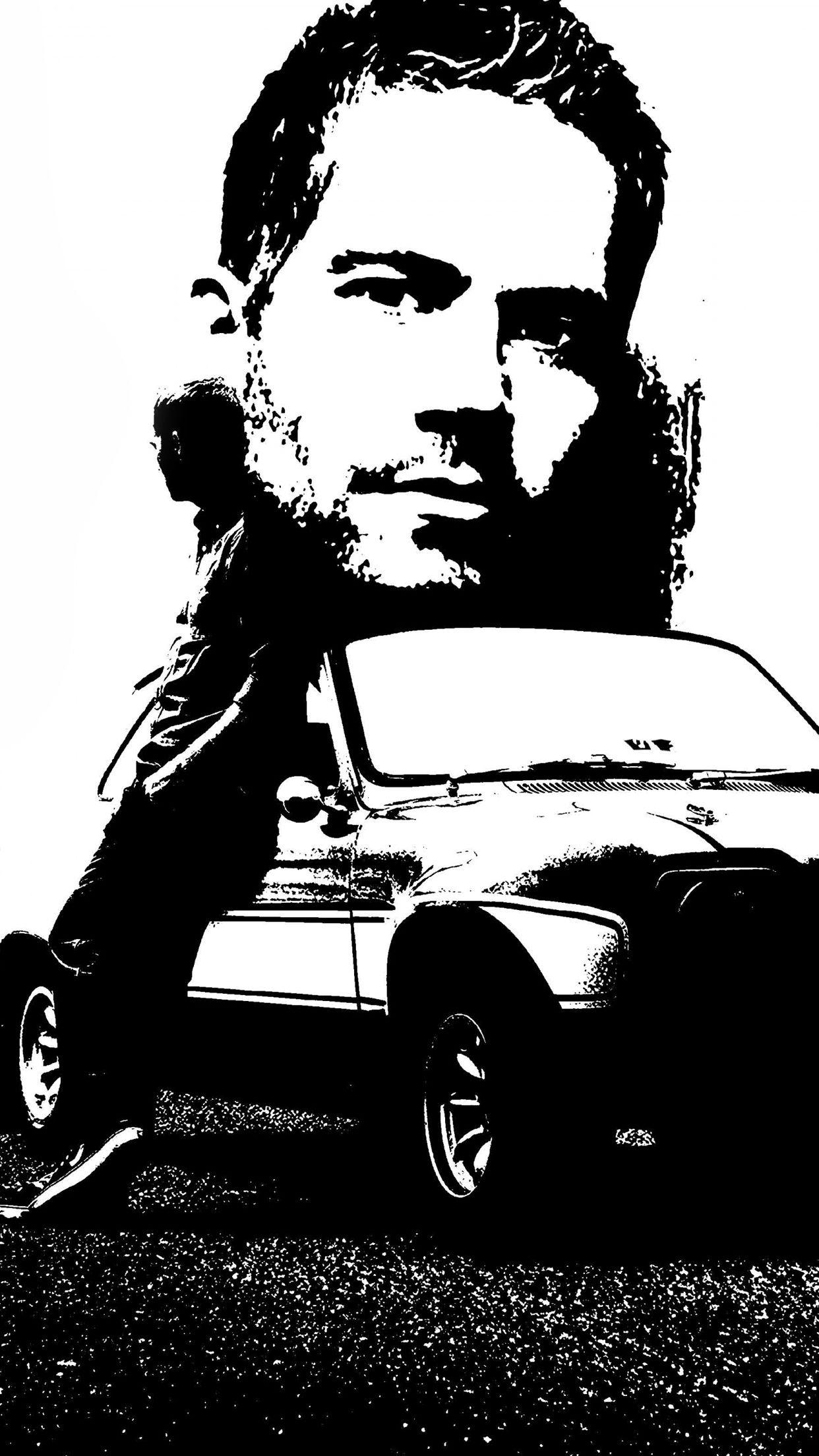 1242x2208 Paul Walker Furious 7 Wallpaper