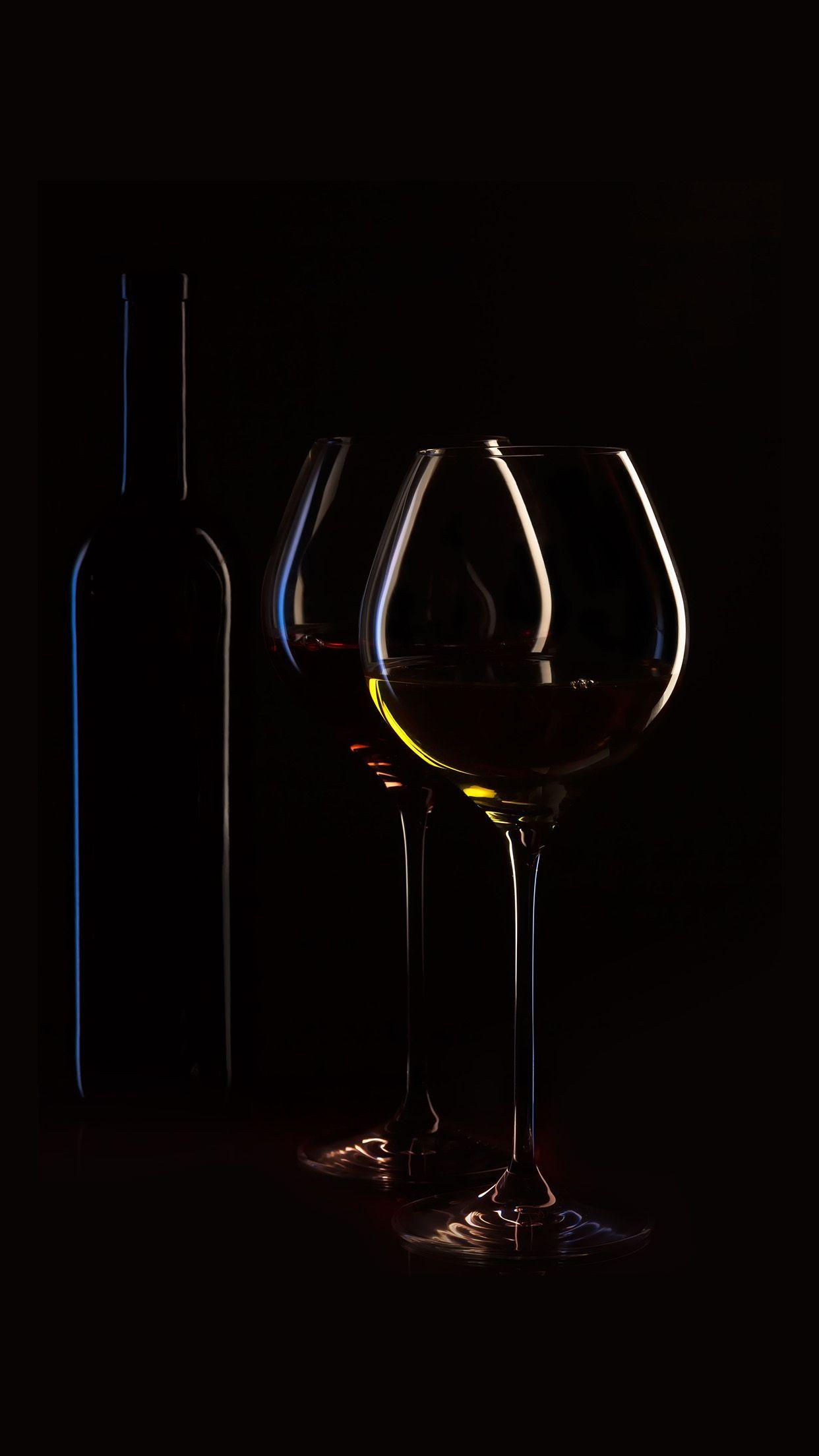 1242x2208 Wine Bottle Dark Black Party