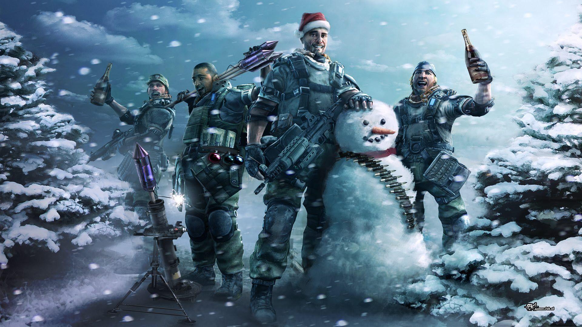 1920x1080 #Christmas, #snowman, #army gear, #army, #sasgoodcraft, #winter, #ammobelt, #Killzone, #wine, #gun, #ammunition, #snow, wallpaper. Mocah.org HD Desktop Wallpaper