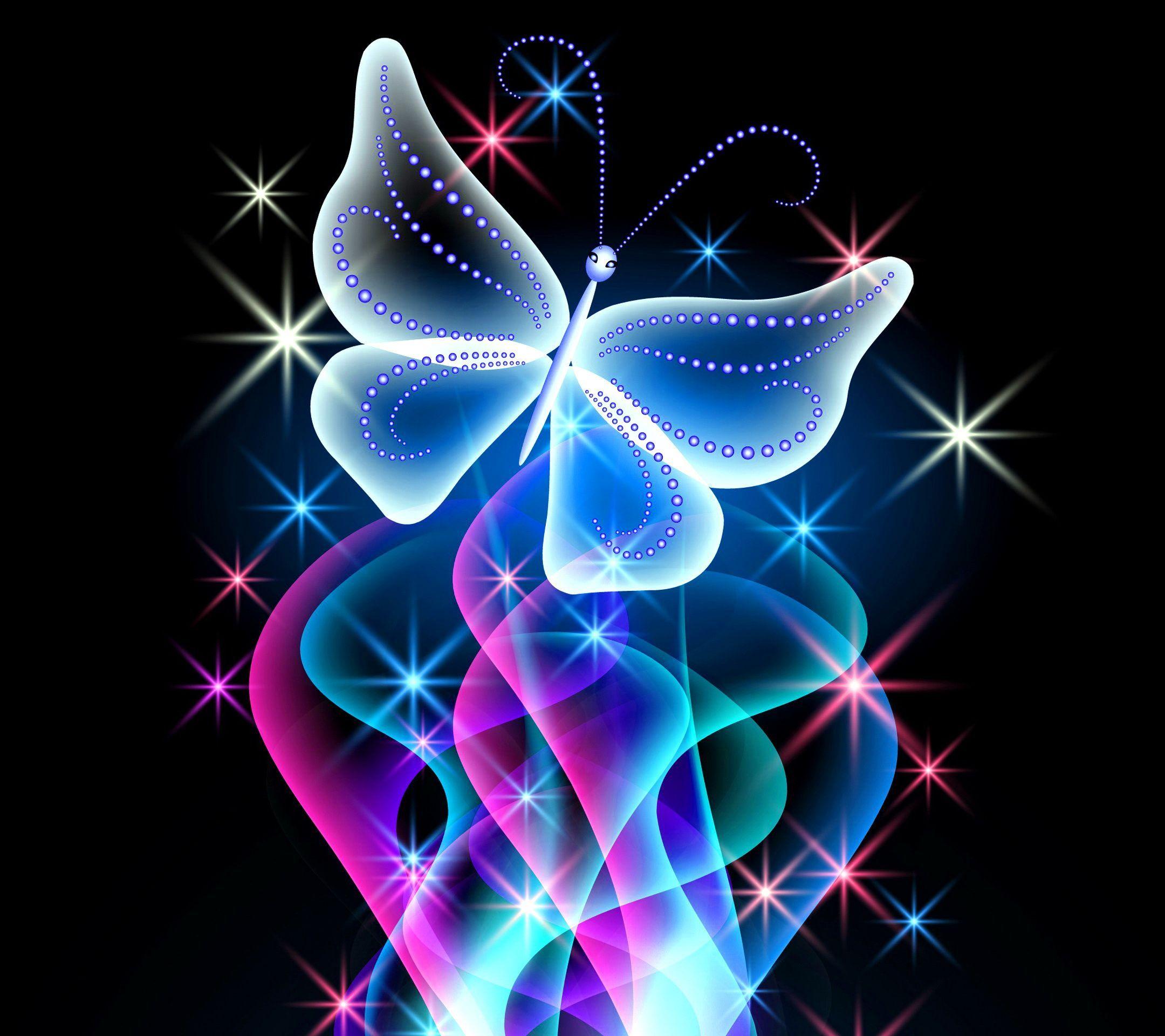 Neon Butterfly Hd Wallpapers Top Free Neon Butterfly Hd Backgrounds Wallpaperaccess