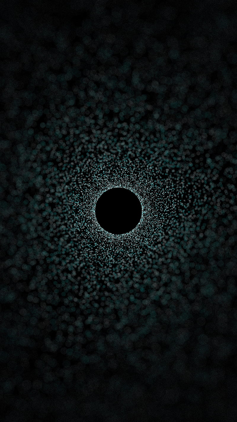 800x1422 Ring Of, Bertil, dark, oled, particles, HD phone wallpaper