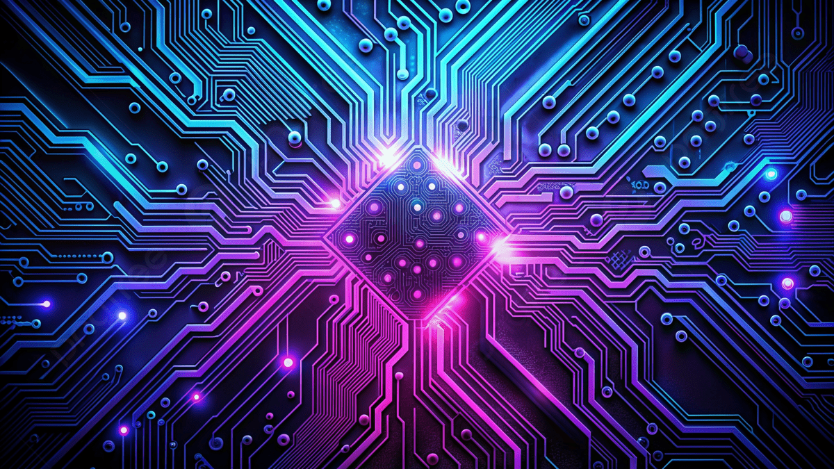 1200x675 Blue Purple Board Circuit Background Photo And Picture For Free Download