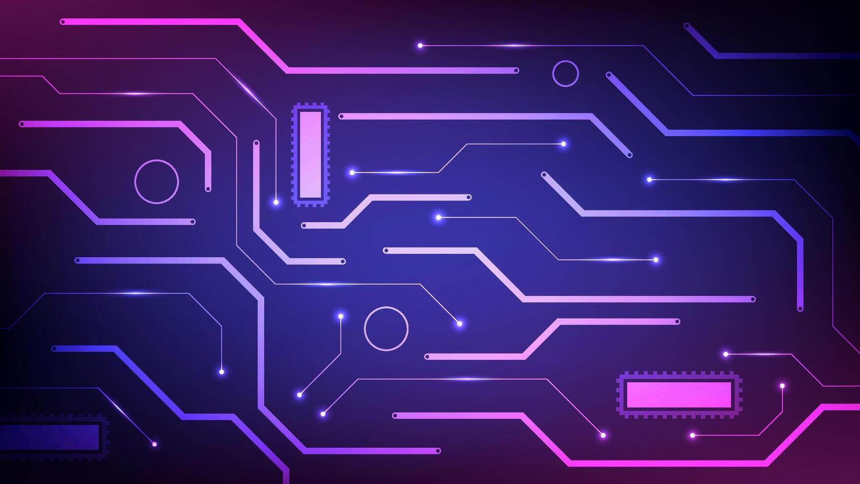 1742x980 Digital technology circuit background. Design for circuit ystem chip microchip futuristic abstract quantum and motherboard