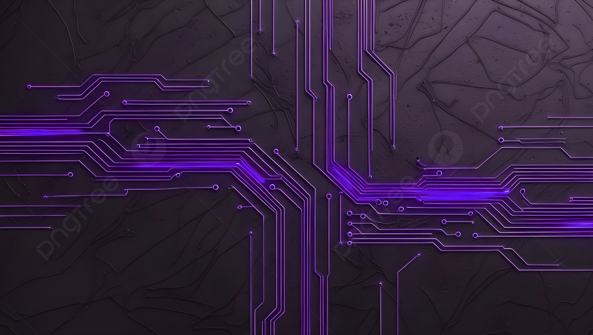 1200x678 Illuminated Circuit Board With Violet Glowing Symbolic Line, Circuits, Ai Technology, Artificial Intelegence Background Image And Wallpaper for Free Download