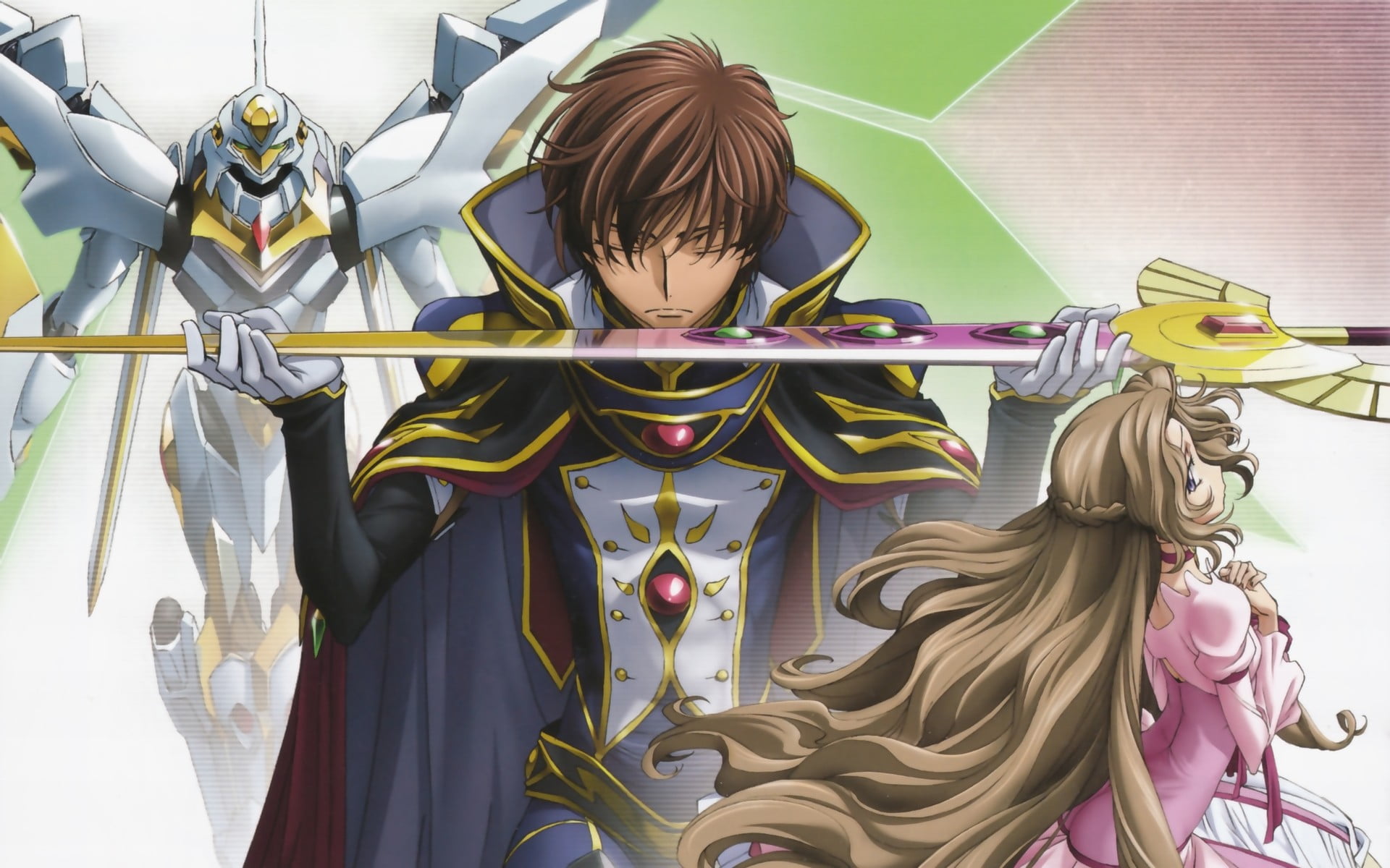 1920x1200 Male animation character, Code Geass, Kururugi Suzaku, anime HD wallpaper