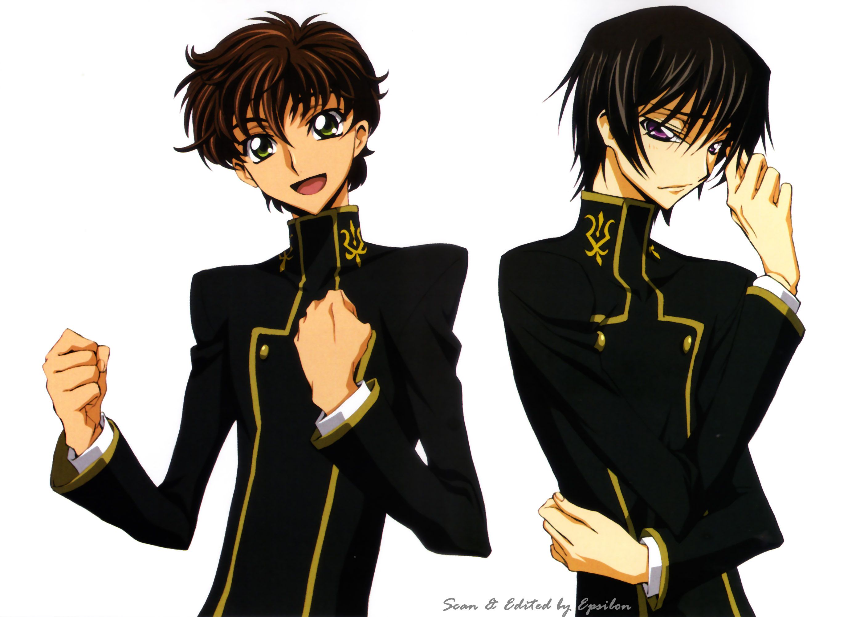 2804x2003 code, Geass, Kururugi, Suzaku, Lamperouge, Lelouch Wallpaper HD / Desktop and Mobile Background