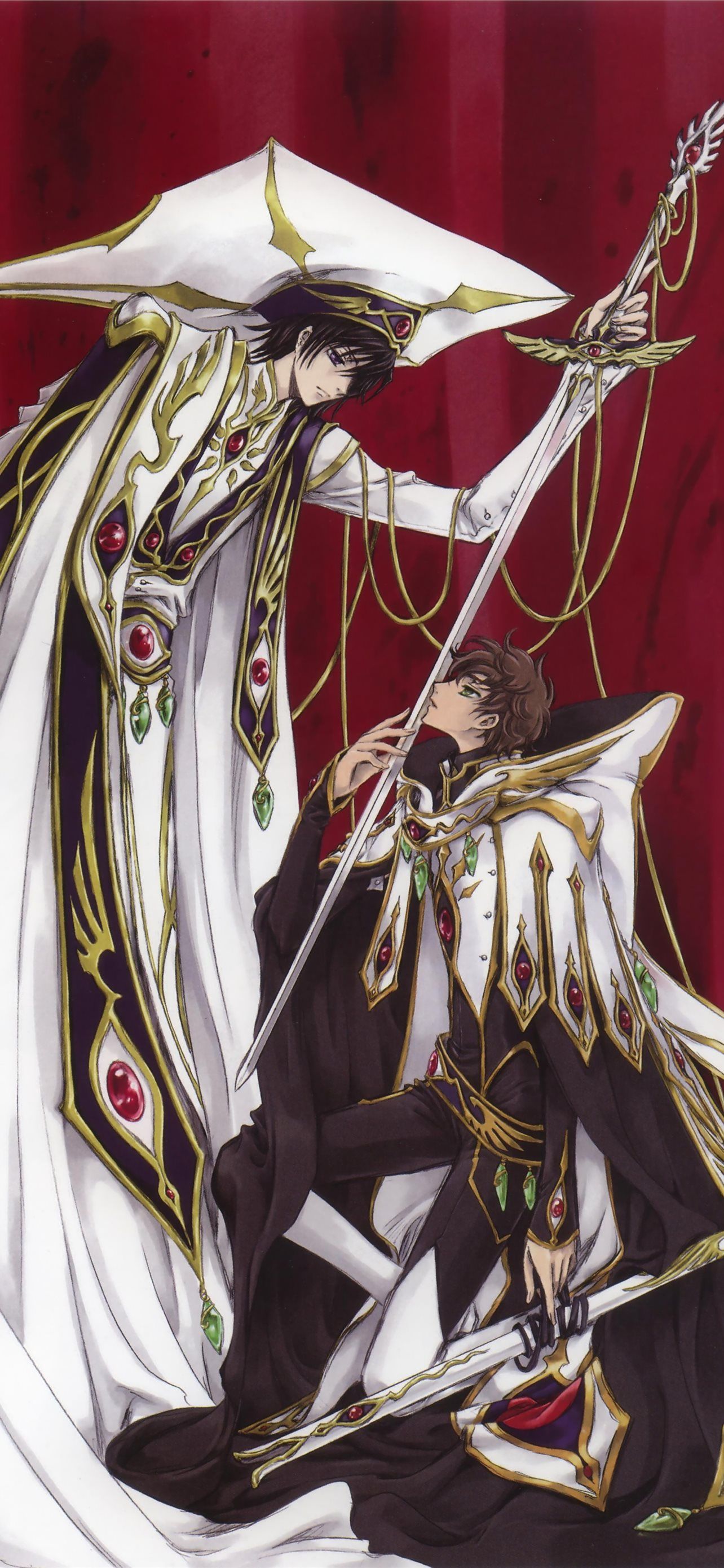1284x2778 code geass kururugi Suzaku iPhone Wallpaper Free Download