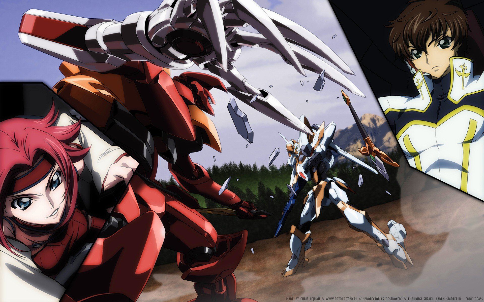 1920x1200 Code Geass, Kururugi Suzaku, Anime Wallpaper HD / Desktop and Mobile Background