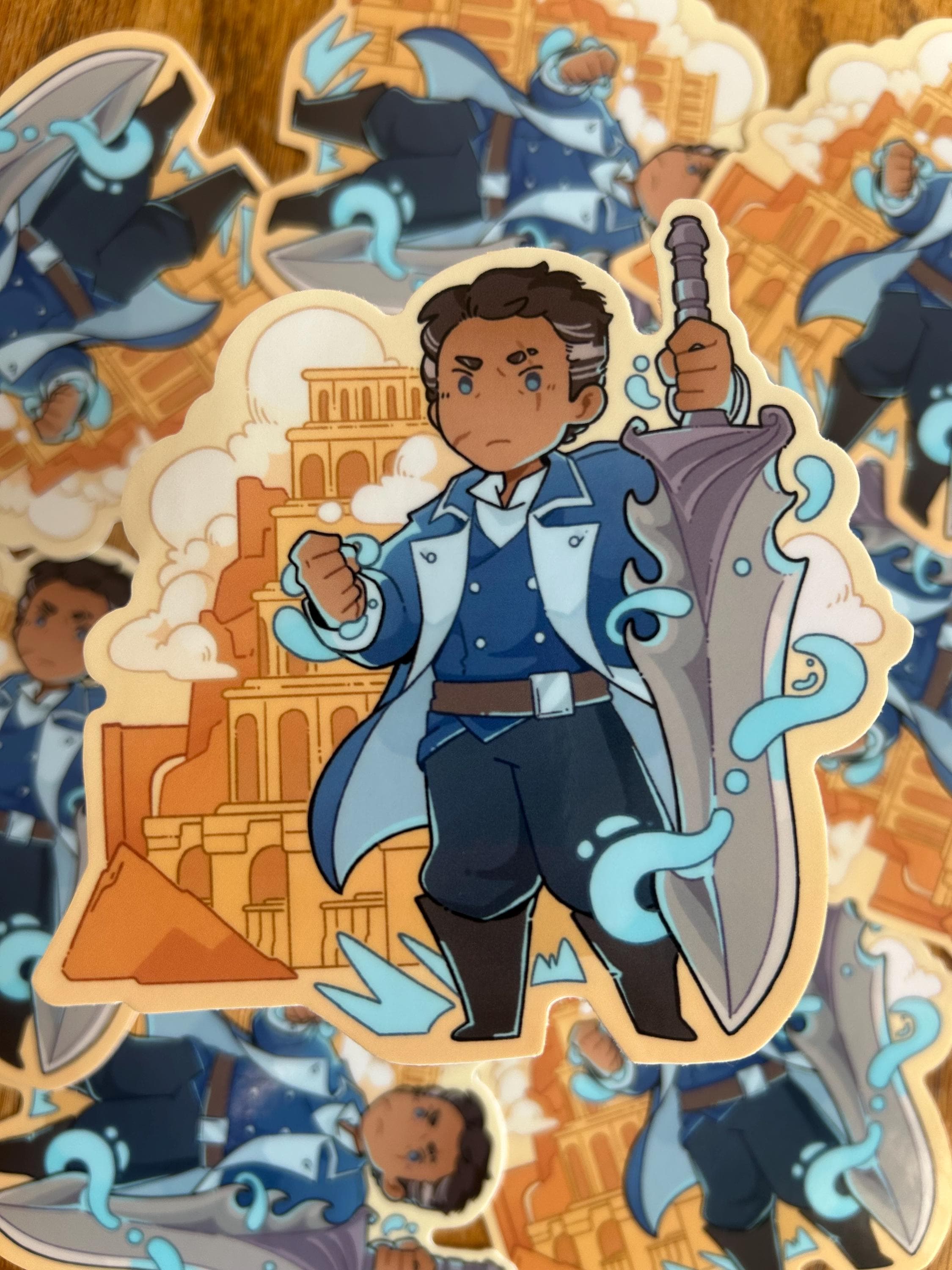 2250x3000 Dalinar Kholin Sticker, Stormlight Archive