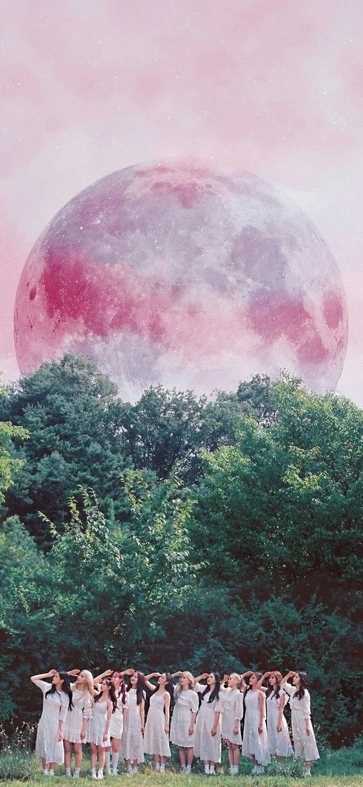 736x1594 Loona Wallpaper Lockscreen HD Fondo de pantalla Kpop ViVi, Ha Seul, Yves, Yeo Jin y Chuu